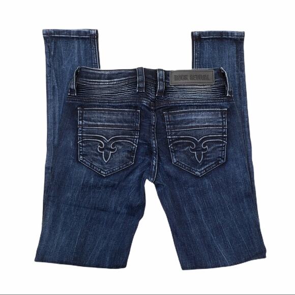 Rock Revival Moto Macyn Jeans Womens 25 NEW - Picture 6 of 9